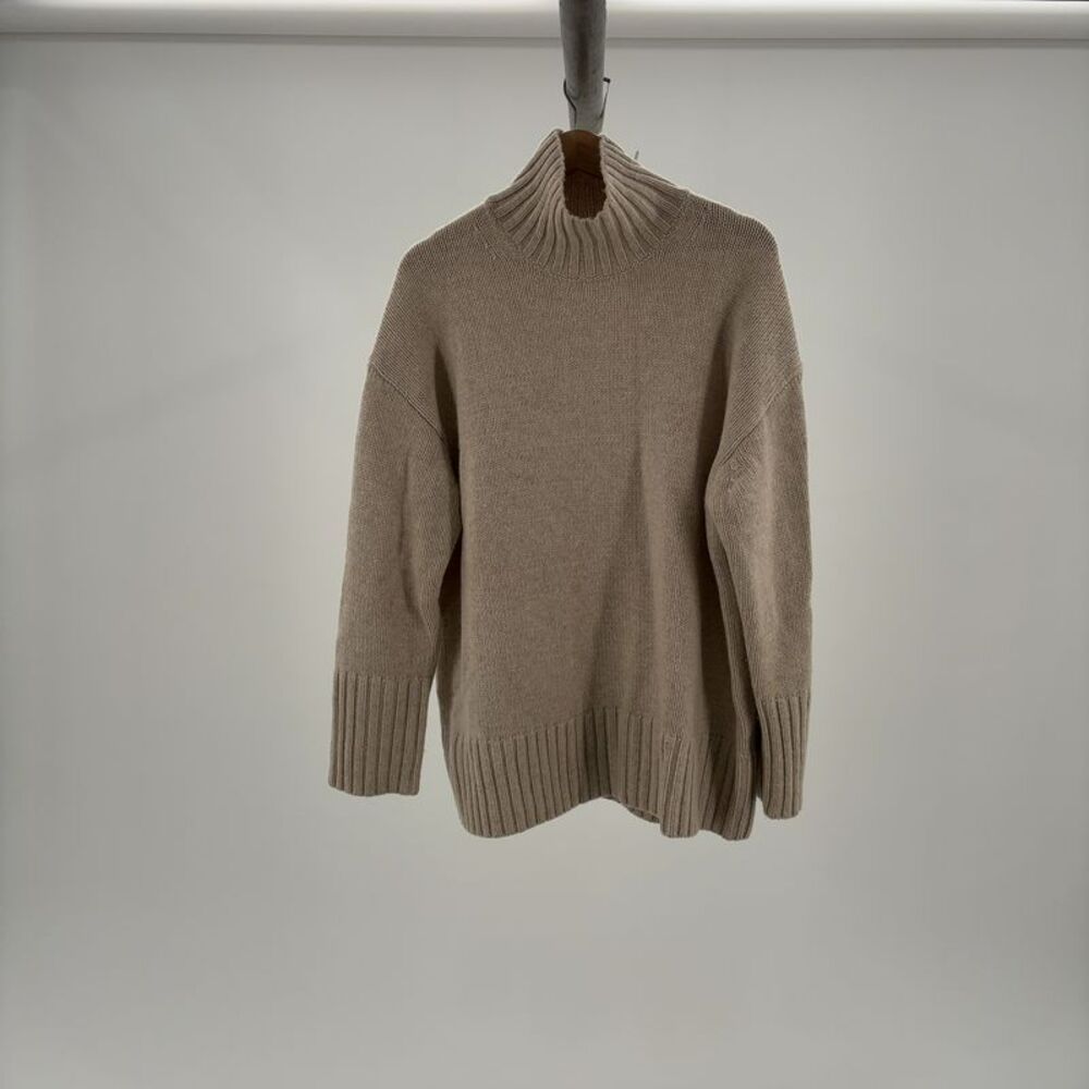 COS Taupe Cowl Neck Sweater